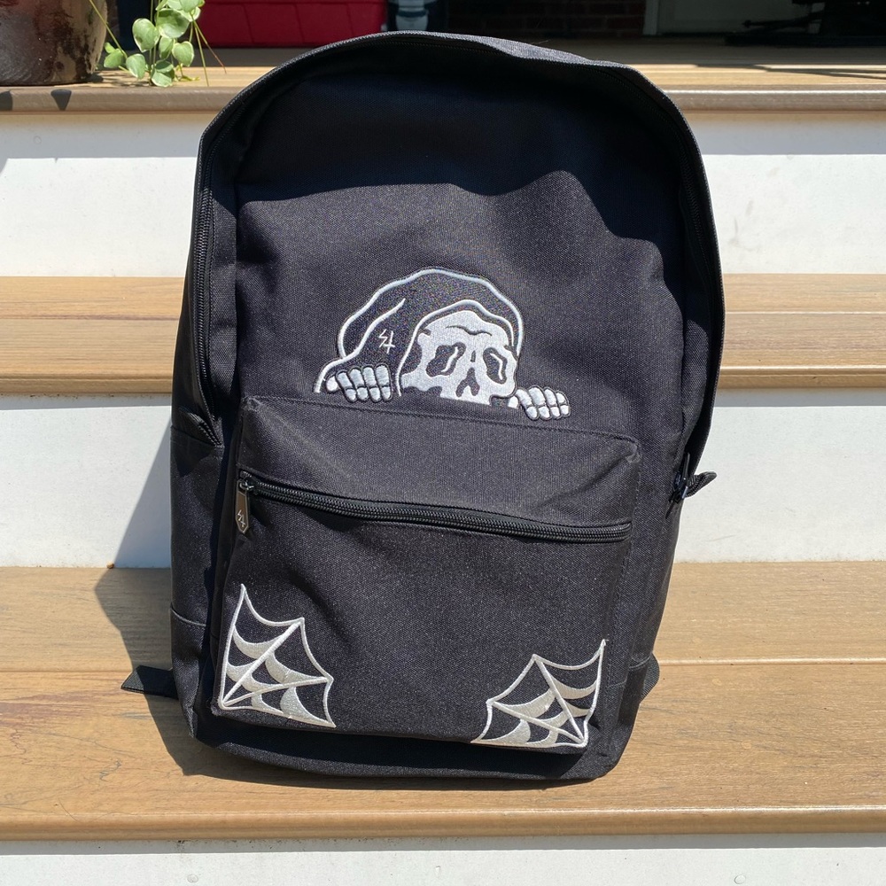 Lurking Class by Sketchy Tank Lurker Web Black Backpack